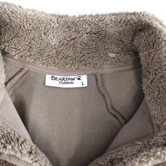 Bearpaw Outdoors Sherpa Fleece Pullover Women’s Large Kangaroo Pocket - Picture 7 of 13